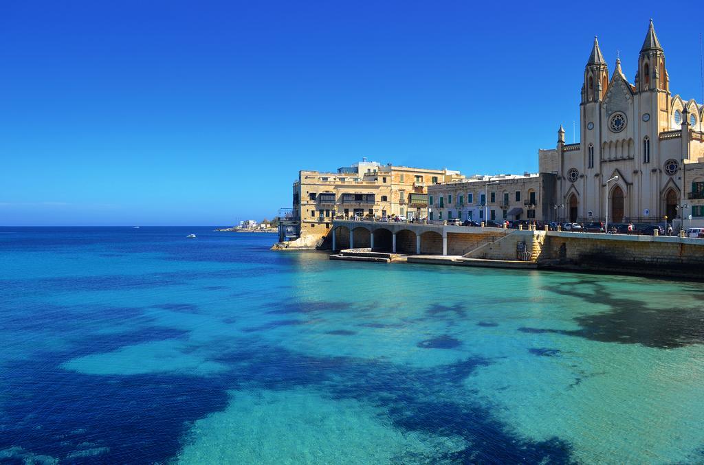 Spinola Bay Top Floor Seafront 3 Bedroom Apartment With Panoramic Sea Views - By Getawaysmalta Saint Julian's Exteriér fotografie