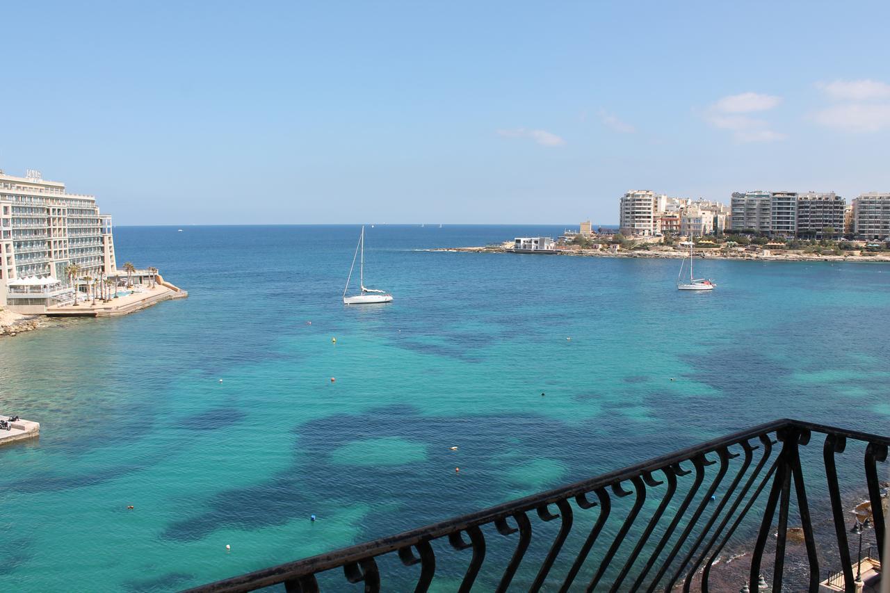 Spinola Bay Top Floor Seafront 3 Bedroom Apartment With Panoramic Sea Views - By Getawaysmalta Saint Julian's Exteriér fotografie